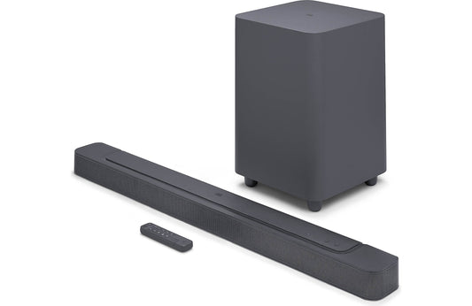 JBL Bar 500 Powered 5.1-Channel Sound Bar + Subwoofer System with Bluetooth, Wi-Fi, Apple AirPlay 2, and Dolby Atmos