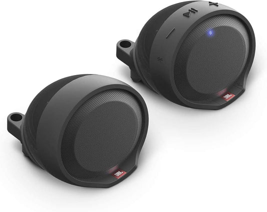 JBL Cruise Handlebar-Mount Bluetooth Speaker Pods for Motorcycles and Scooters