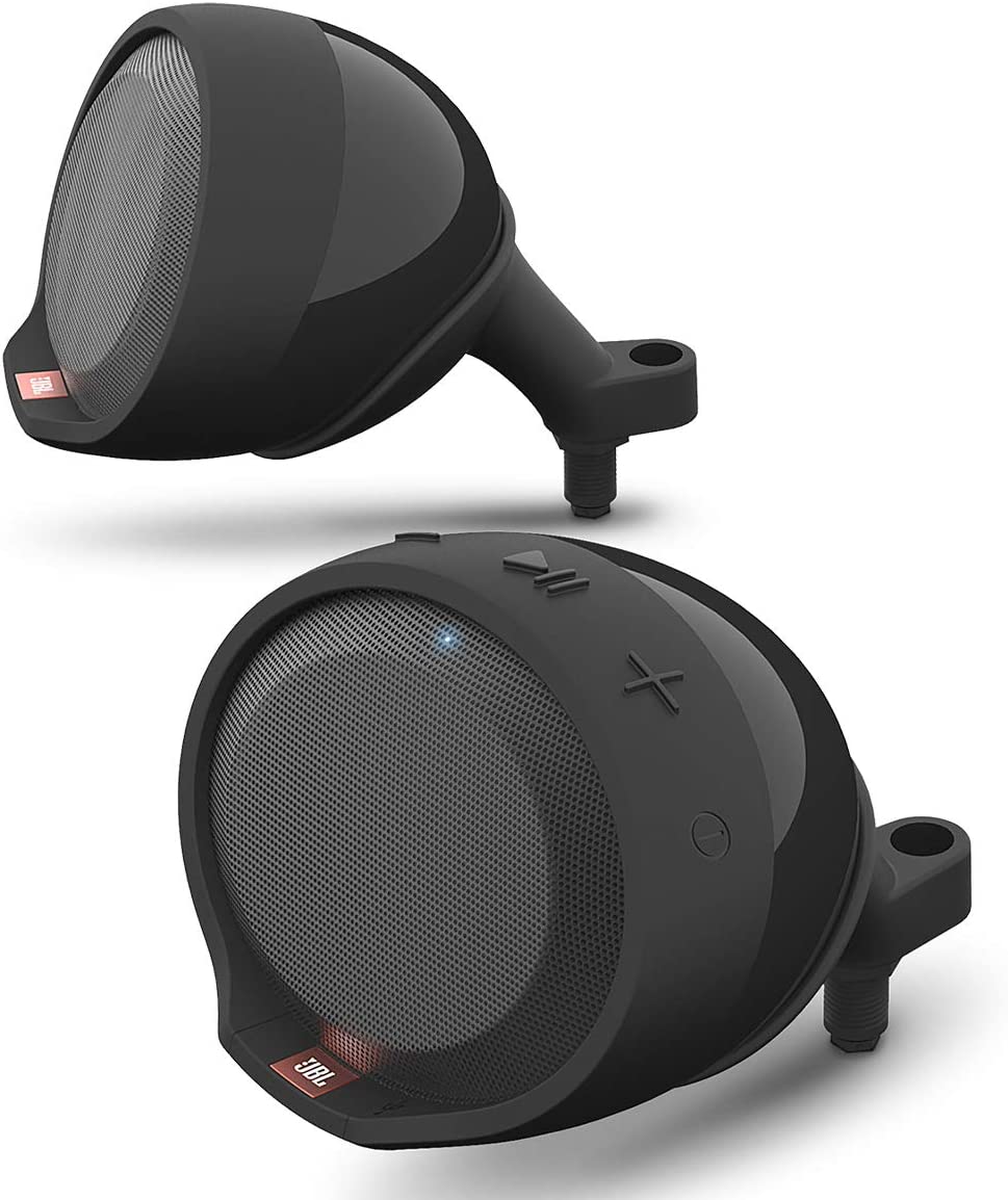 JBL Cruise Handlebar-Mount Bluetooth Speaker Pods for Motorcycles and Scooters