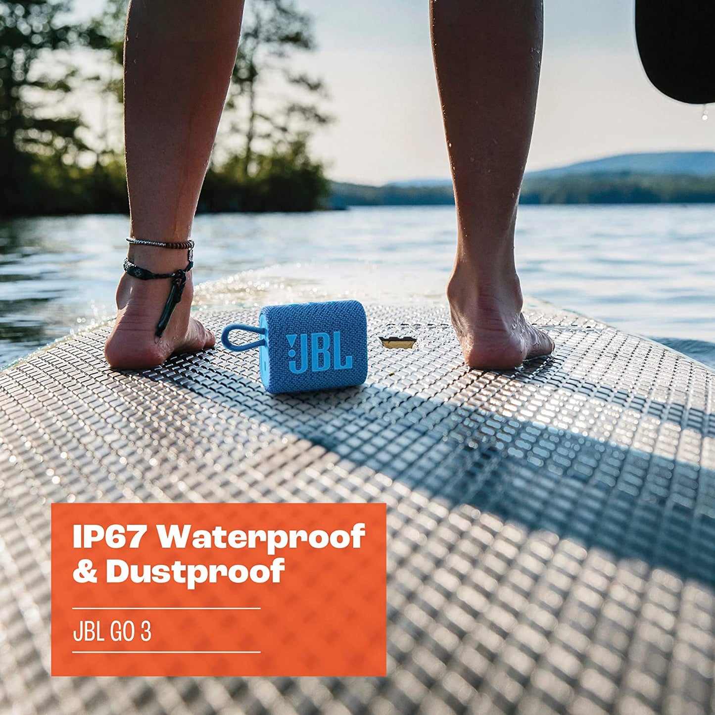 JBL Go 3 Eco Portable Waterproof Bluetooth Speaker