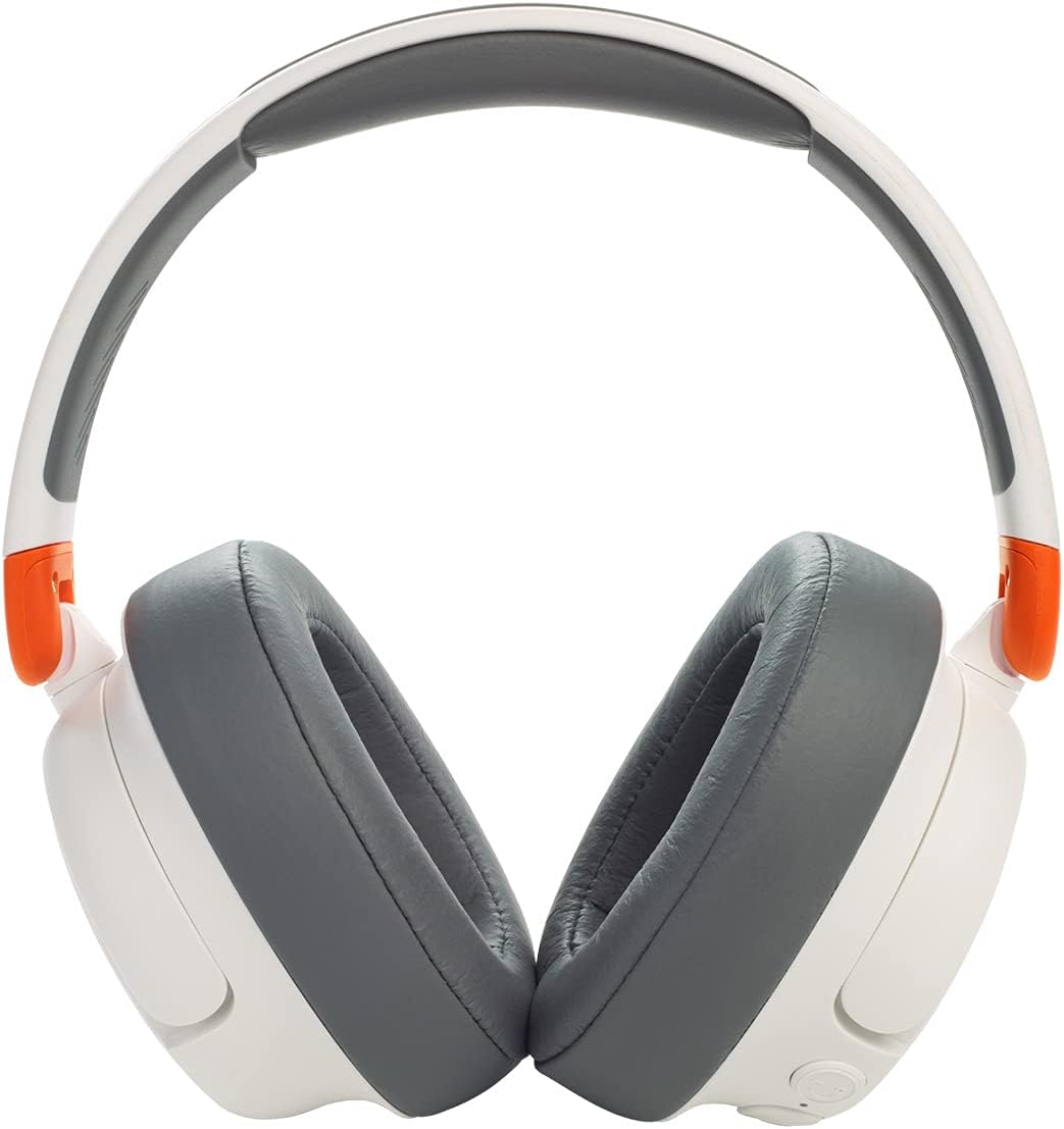 JBL JR460NC Wireless Over-Ear Noise Canceling Kids Headphones (White)