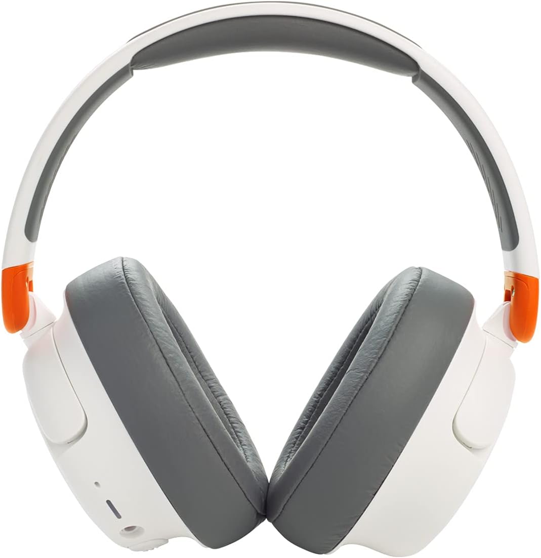 JBL JR460NC Wireless Over-Ear Noise Canceling Kids Headphones (White)