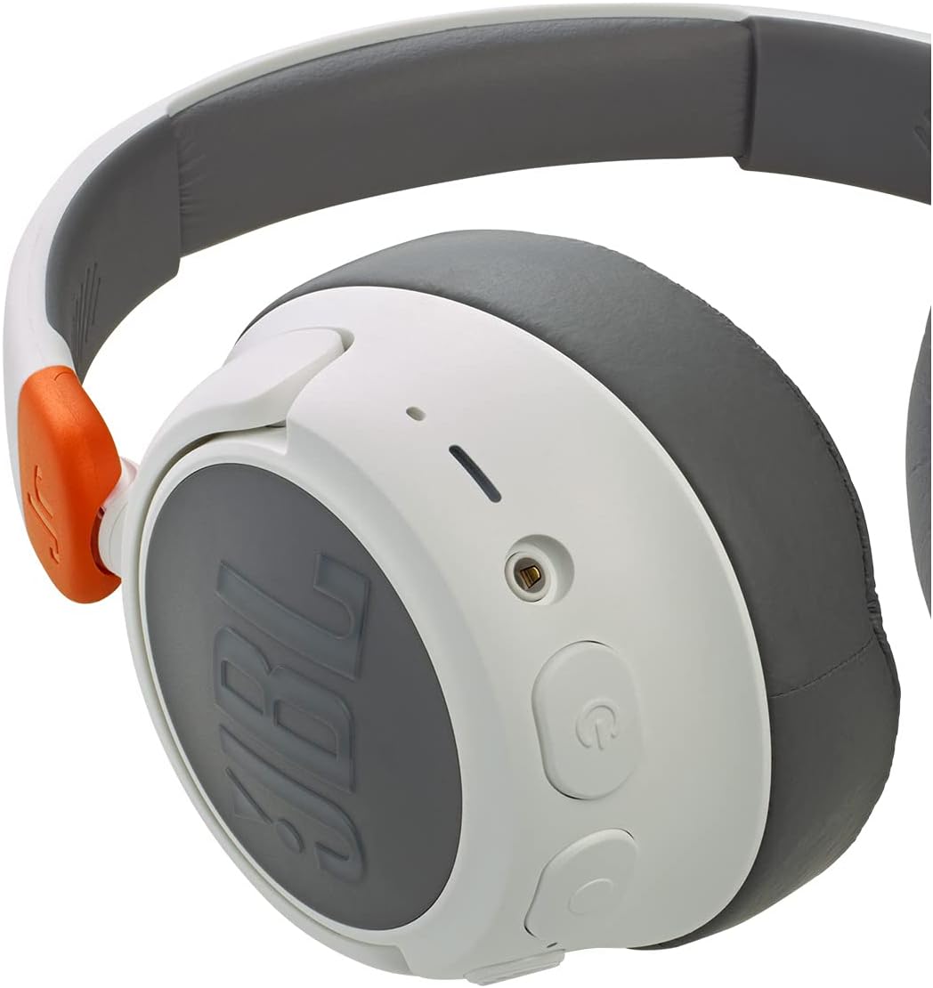 JBL JR460NC Wireless Over-Ear Noise Canceling Kids Headphones (White)