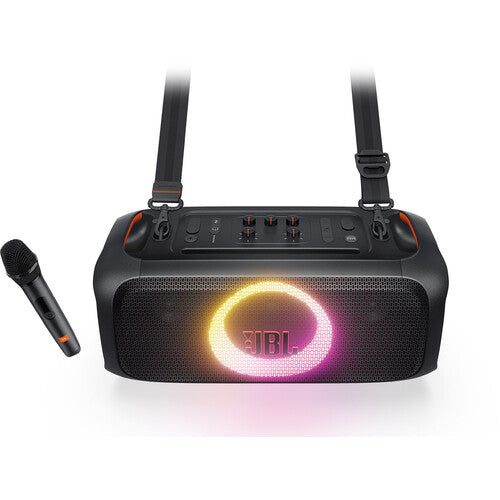 JBL PartyBox On-the-Go Essential Portable Wireless Party Speaker with Microphone