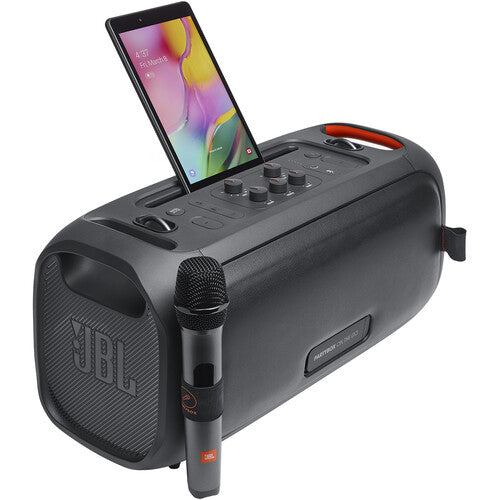 JBL PartyBox On-the-Go Essential Portable Wireless Party Speaker with Microphone