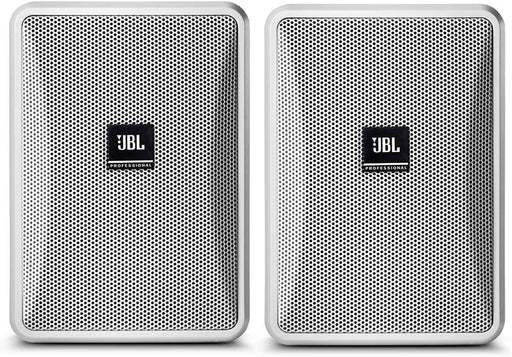 JBL Control 23-1 Ultra-Compact Indoor/Outdoor Background/Foreground Speaker (Pair/White)