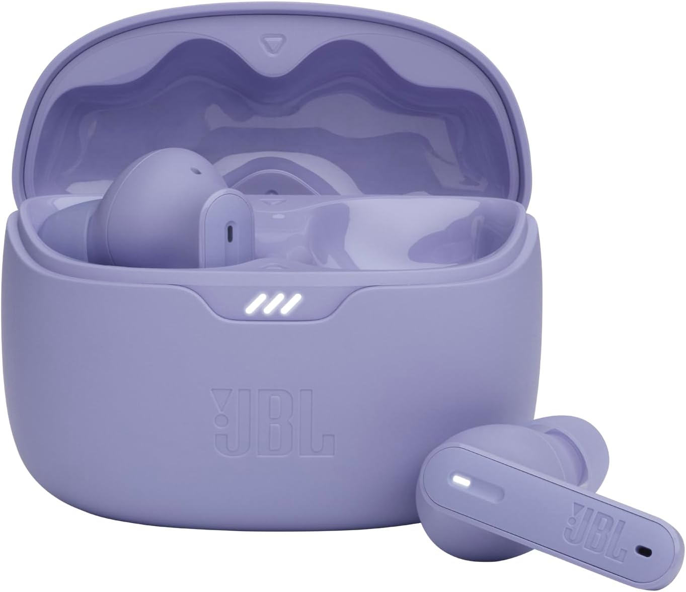 JBL Tune Beam True Wireless Active Noise Cancelling with Smart Ambient Bluetooth Earbuds (Purple)