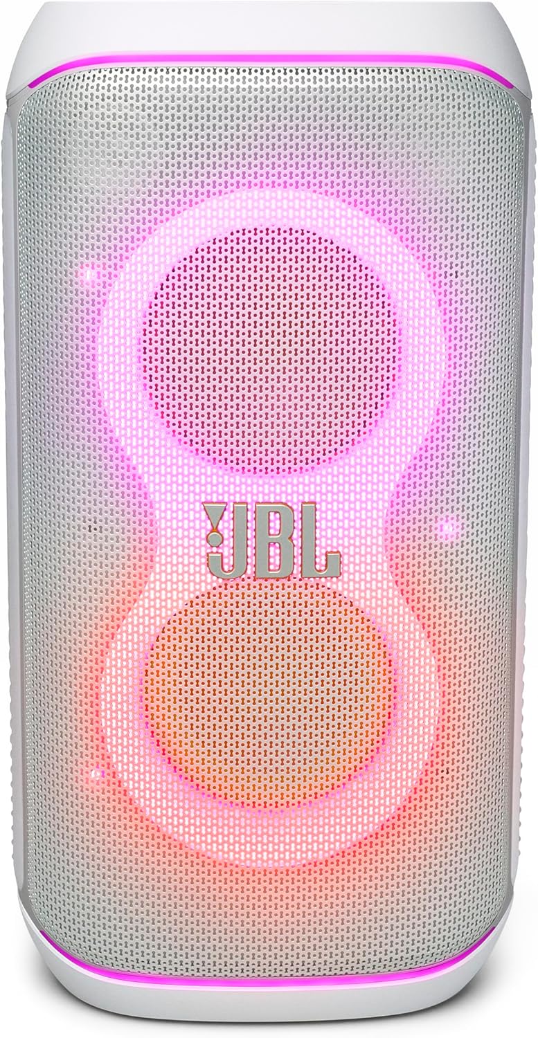 JBL PartyBox Club 120 Portable Party Speaker (White)