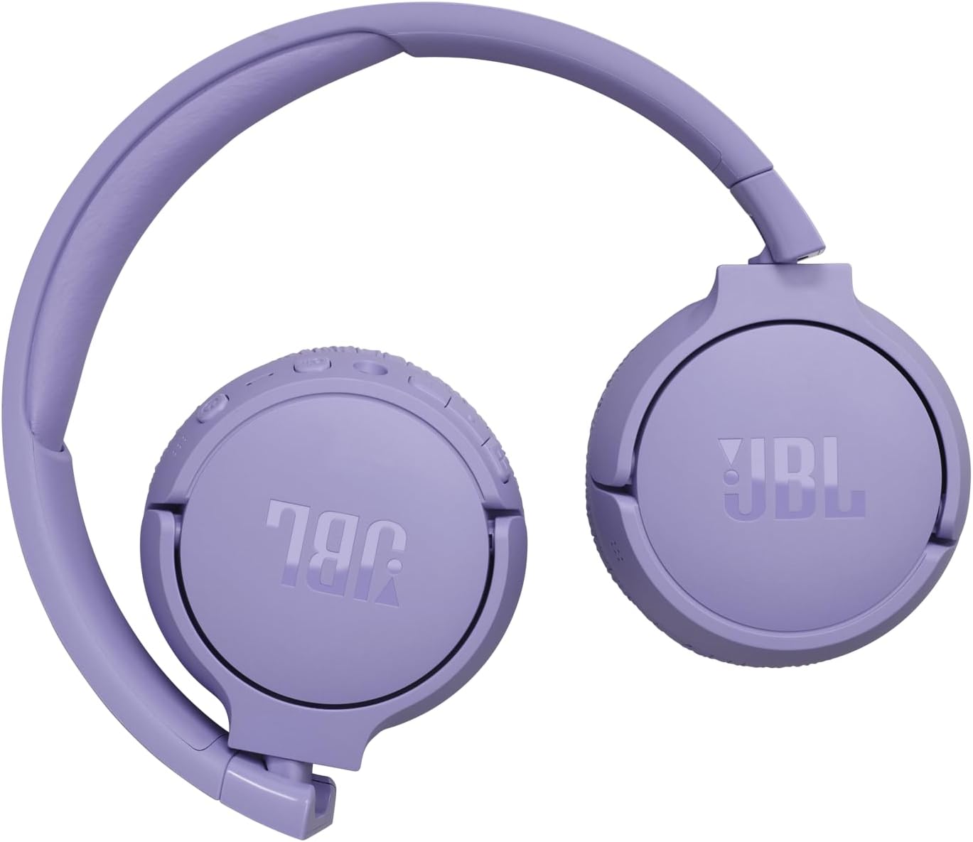 JBL Tune 670NC Adaptive Noise Cancelling with Smart Ambient Wireless On-Ear Headphones Purple (Certified Refurbished)