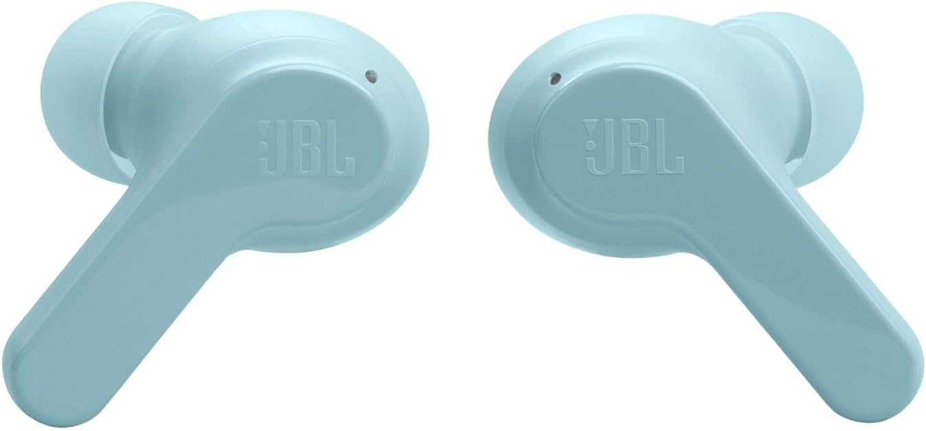 JBL Vibe Beam True Wireless Deep Bass Sound Earbuds, Bluetooth 5.2, Water & Dust Resistant Mint (Certified Refurbished)