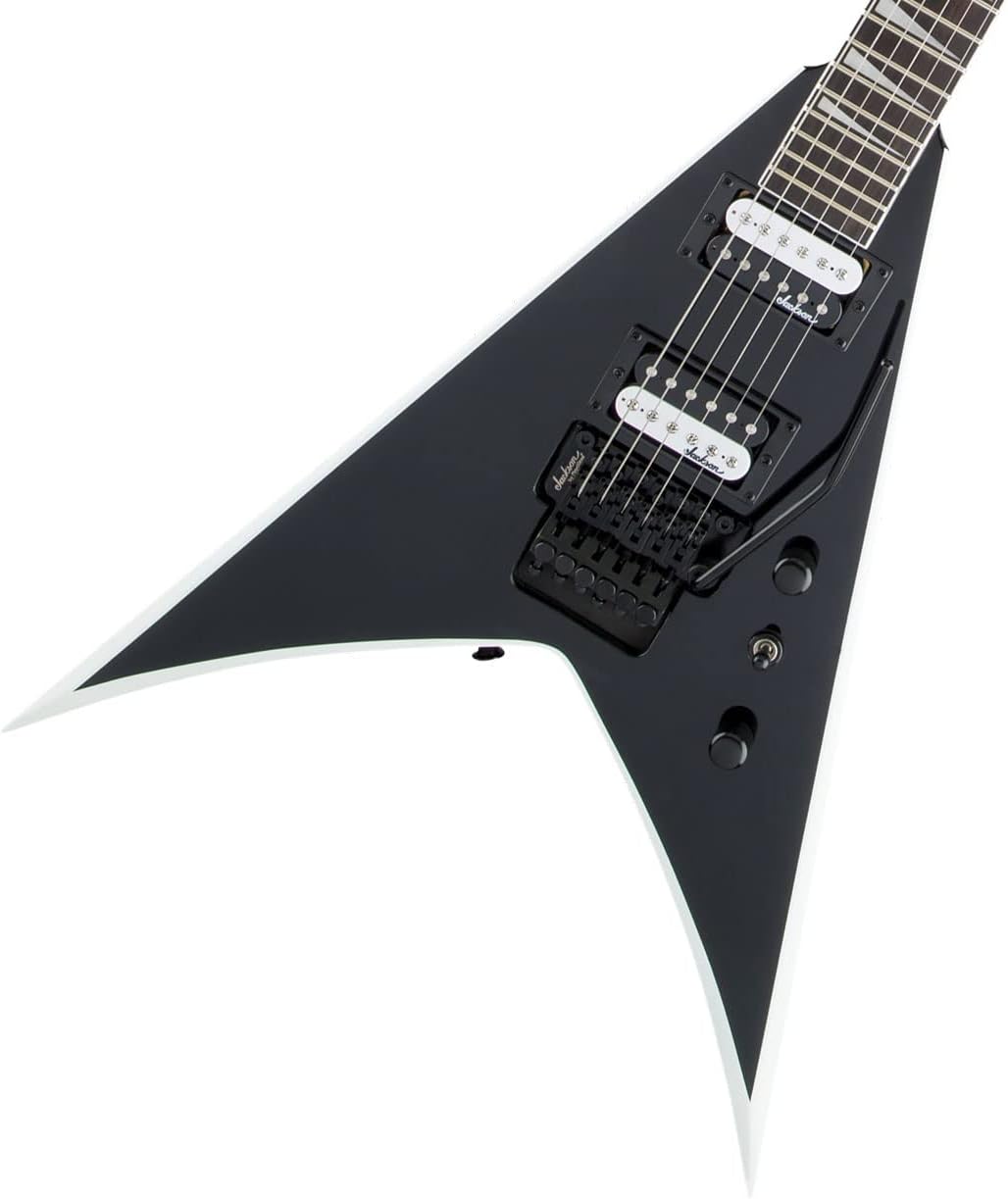 Jackson JS Series King V JS32, Amaranth Fingerboard (Black/White Bevels Electric Guitar)