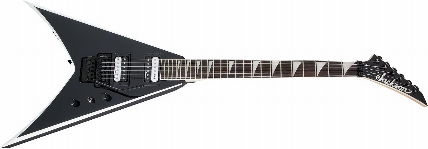 Jackson JS Series King V JS32, Amaranth Fingerboard (Black/White Bevels Electric Guitar)