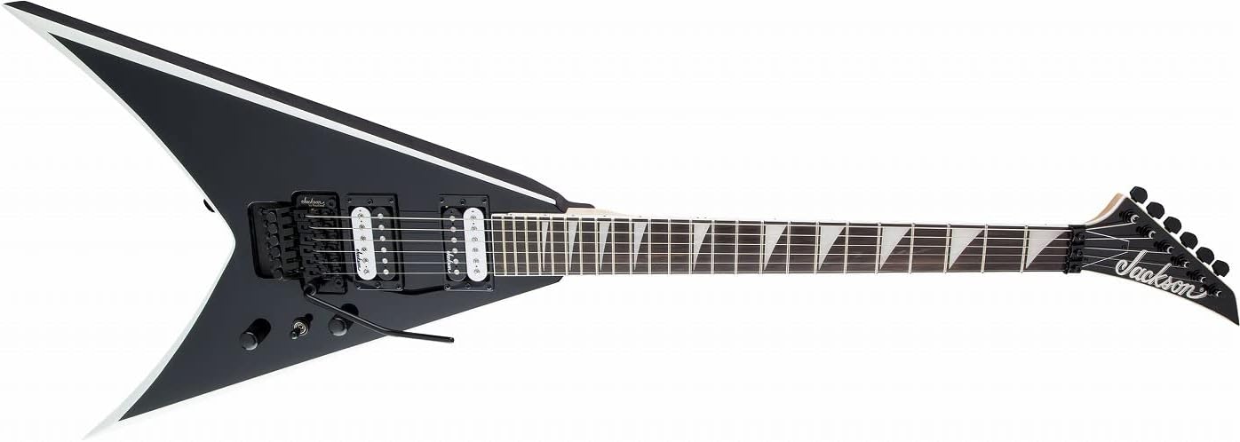 Jackson JS Series King V JS32, Amaranth Fingerboard (Black/White Bevels Electric Guitar)