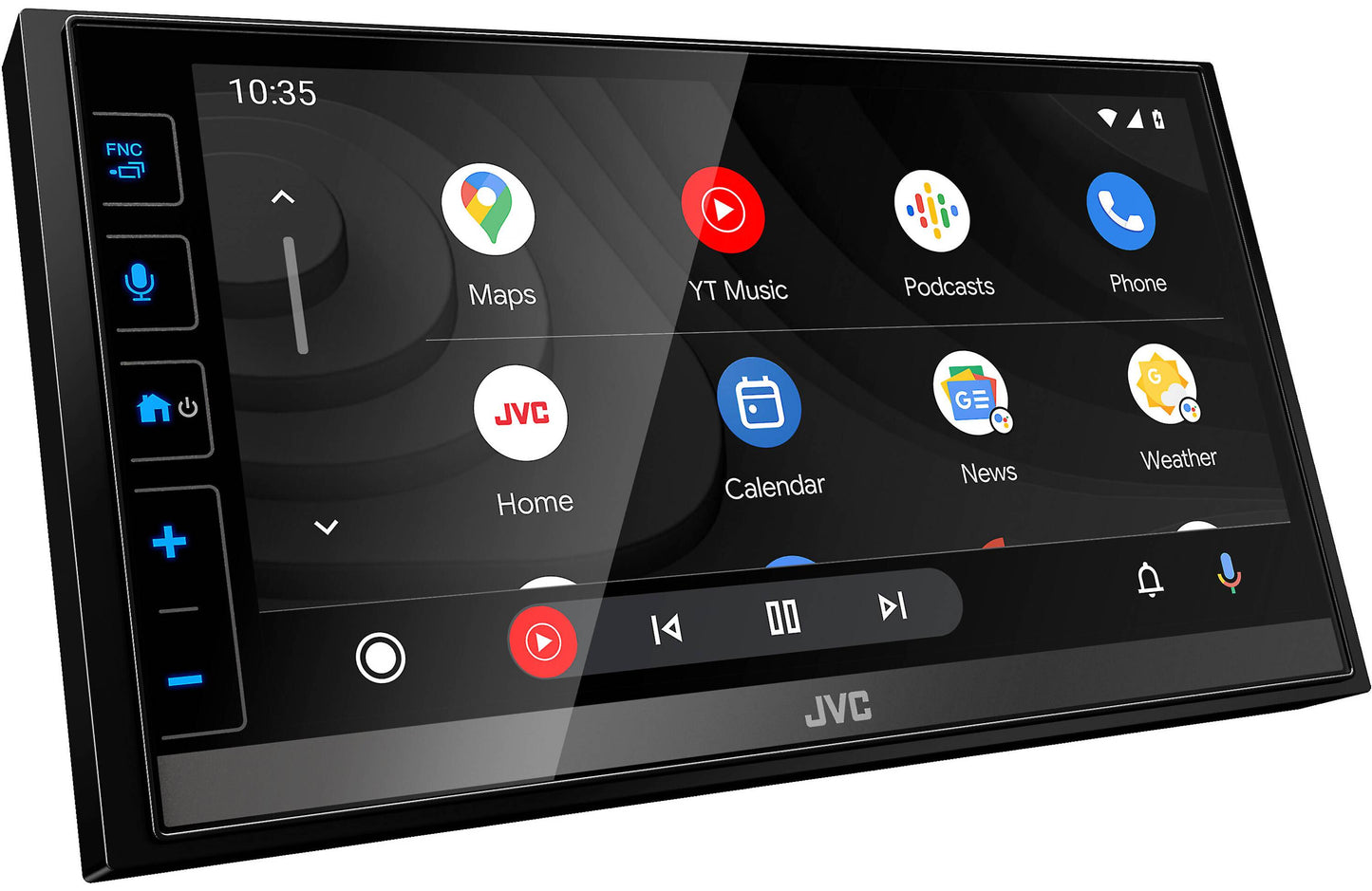 JVC KW-M780BT Apple CarPlay Android Auto Digital Media Player, Double-DIN, 6.8" LCD Touchscreen