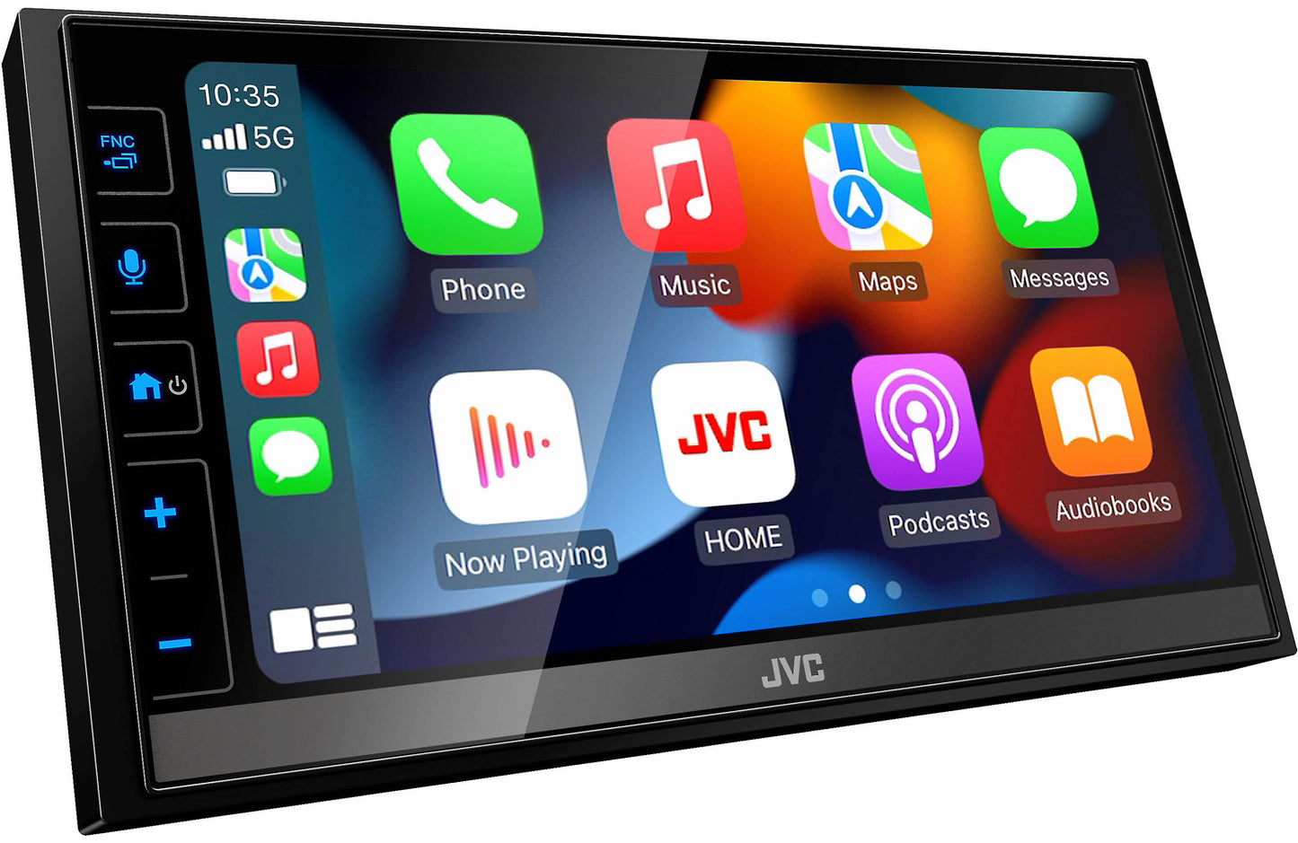 JVC KW-M780BT Apple CarPlay Android Auto Digital Media Player, Double-DIN, 6.8" LCD Touchscreen