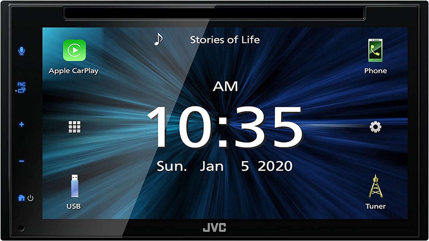 JVC KW-V66BT Double-Din Digital Media Receiver - Car Stereo Receivers - electronicsexpo.com