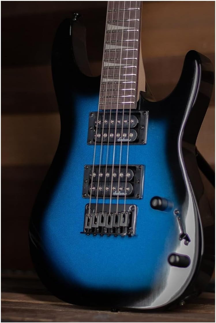 Jackson JS Series Dinky Minion JS1X, Amaranth Fingerboard (Metallic Blue Burst)