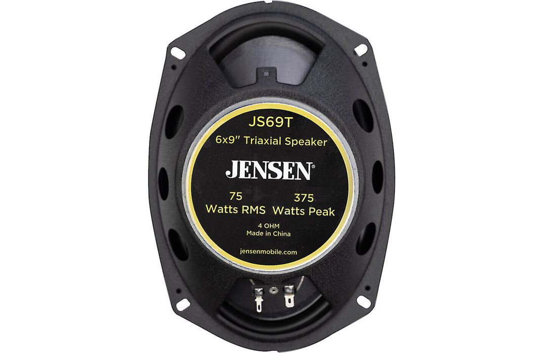 Jensen JS69T 6"x9" 3-Way Car Speakers (Pair)