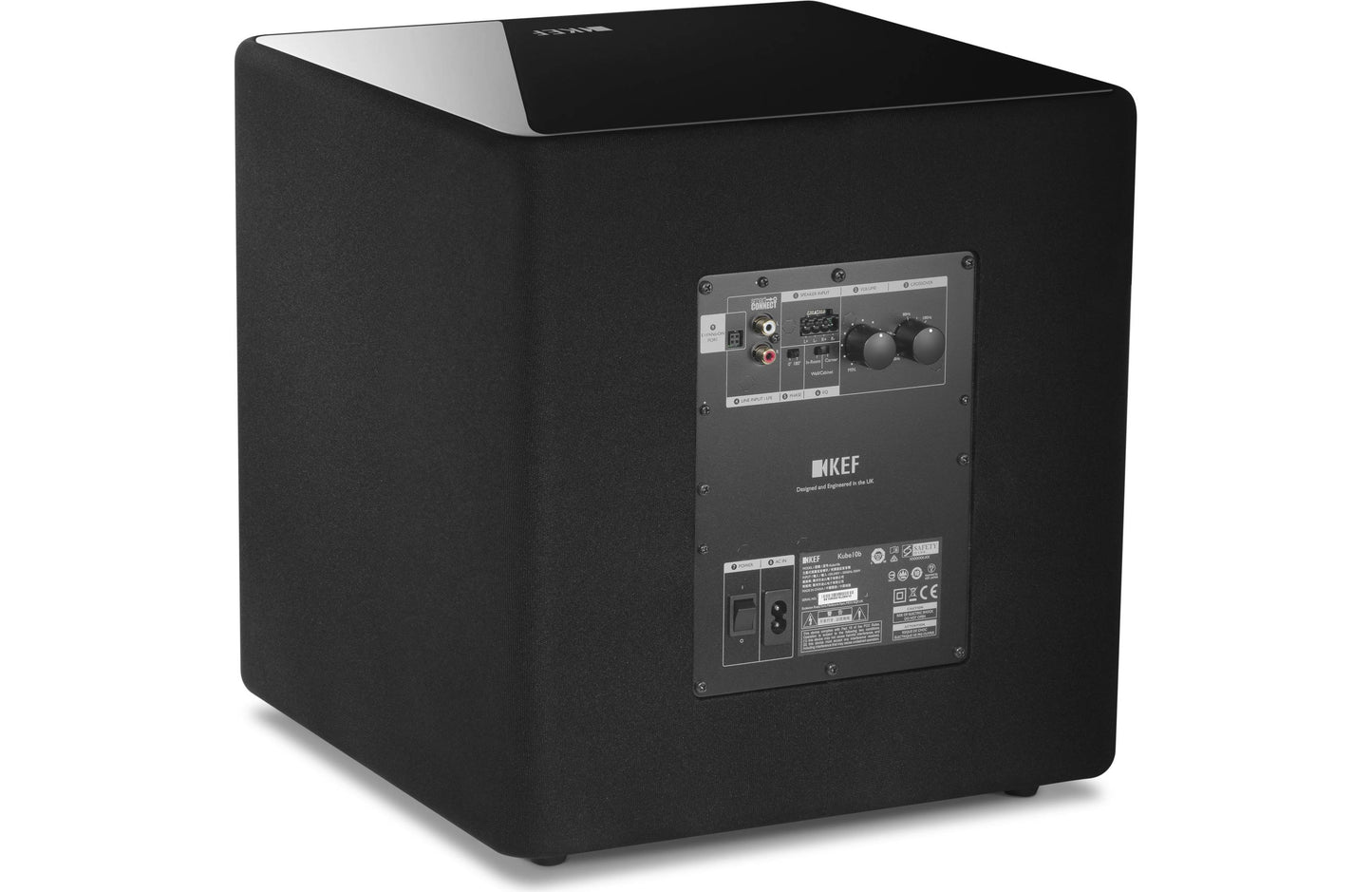 KEF KUBE 10B 10" Powered Subwoofer Each (Open Box)