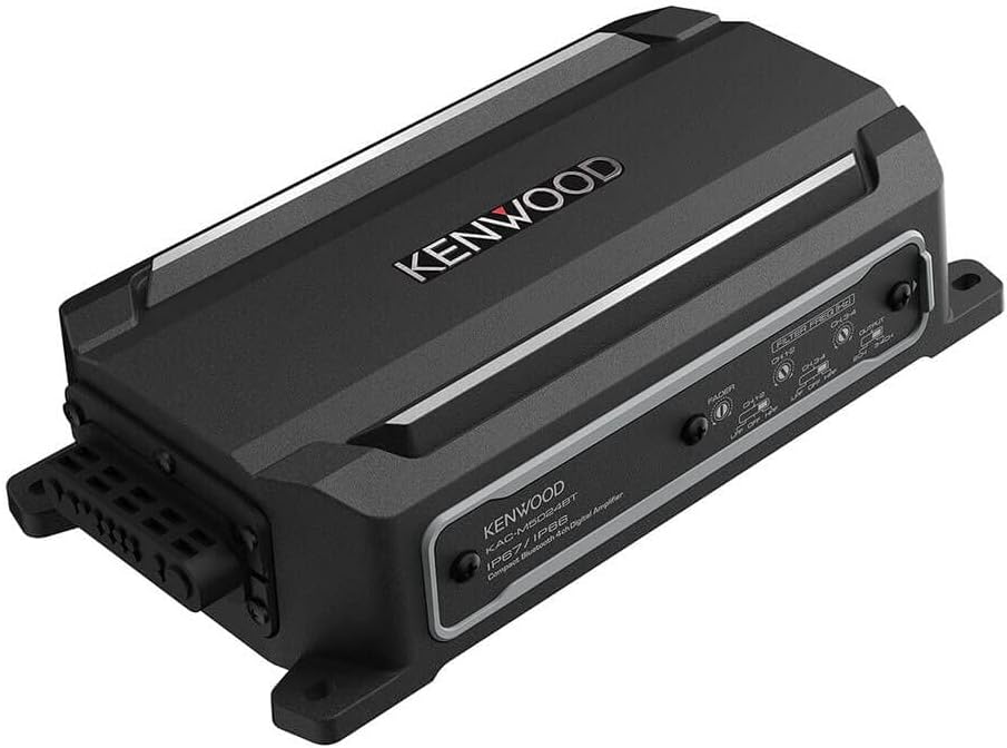 Kenwood KAC-M5024BT Compact Bluetooth 4 Channel Digital Marine Amplifier