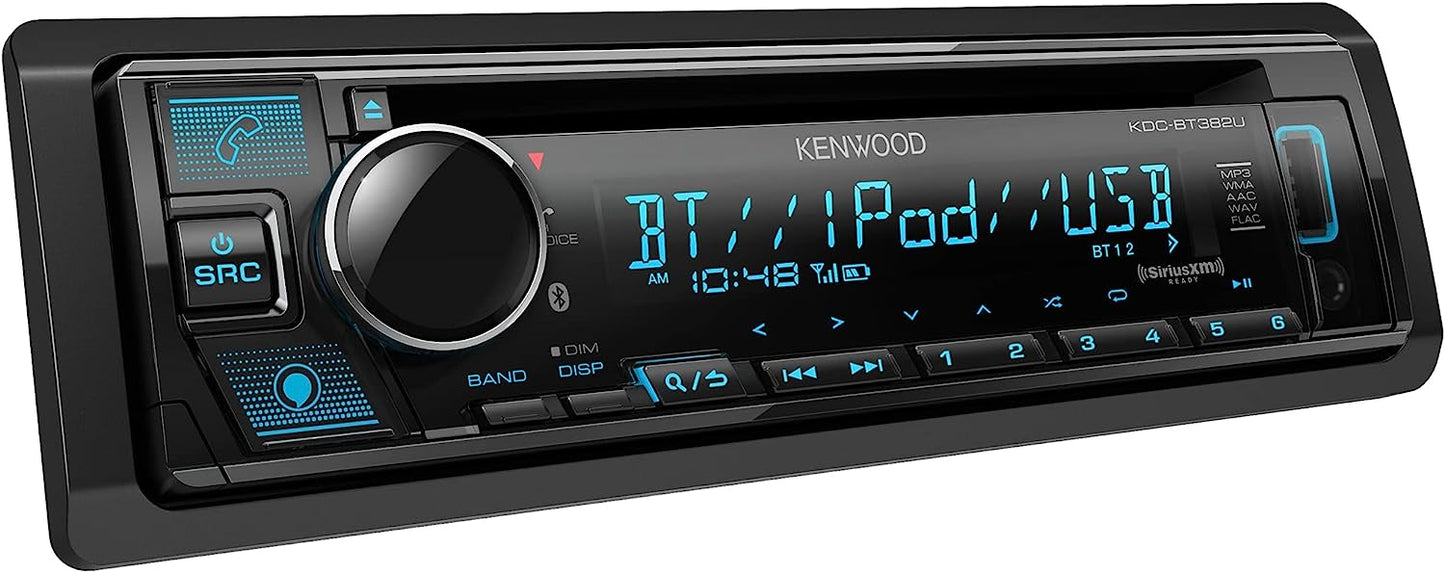 Kenwood KDC-BT382U CD Car Stereo Receiver (Open Box)