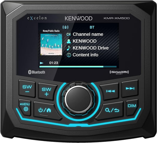 Kenwood Excelon KMR-XM500 Marine Digital Media Receiver (does not play CDs)