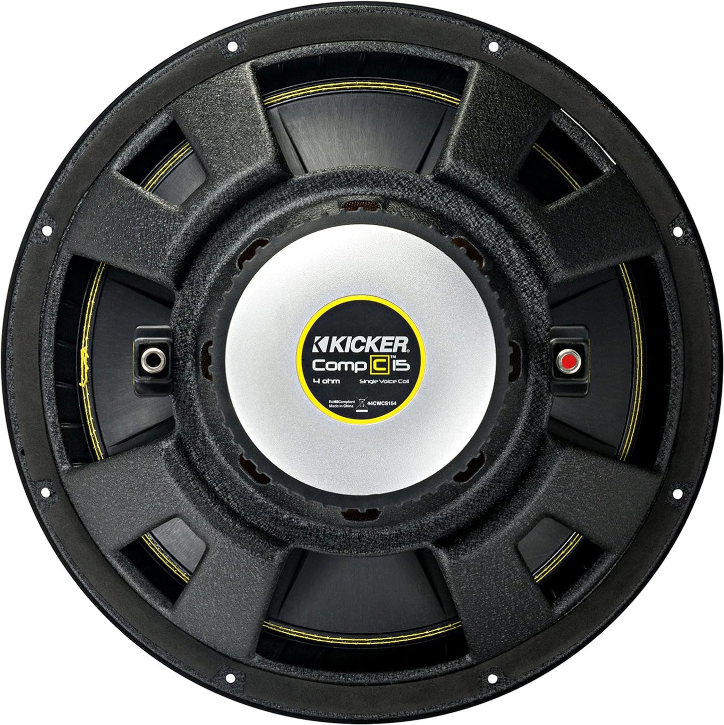 Kicker CWCS154 CompC 15" Subwoofer Single Voice Coil 4-Ohm