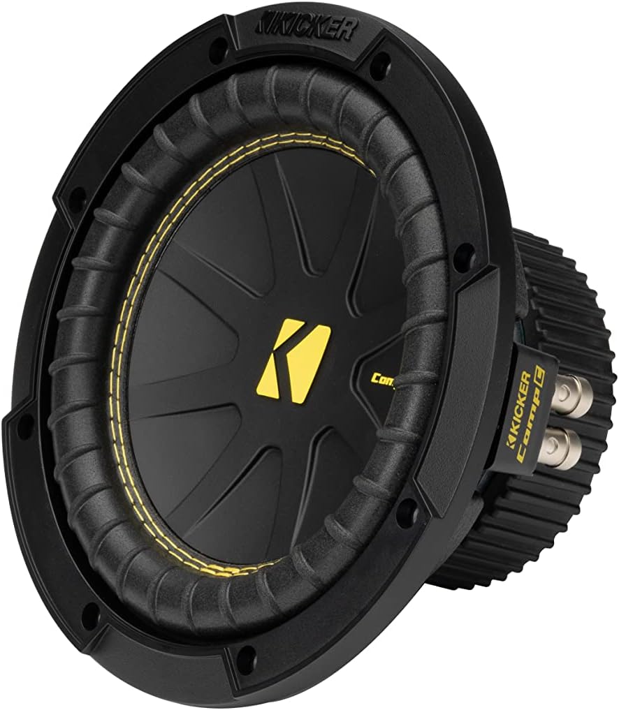 Kicker 50CWCD84 CompC 8" Subwoofer Dual Voice Coil 4-Ohm