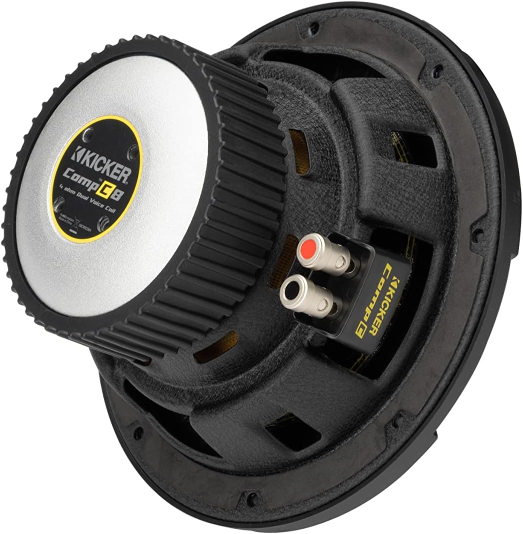 Kicker 50CWCD84 CompC 8" Subwoofer Dual Voice Coil 4-Ohm