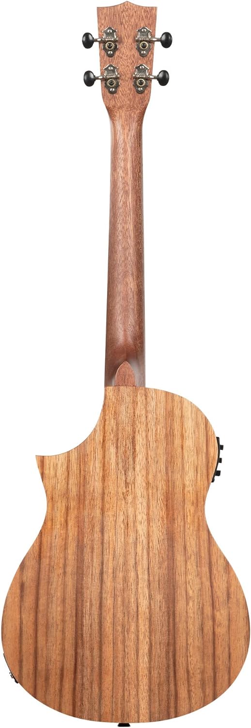 Kala Teak Tri-Top Baritone Acoustic-Electric Ukulele (Natural)