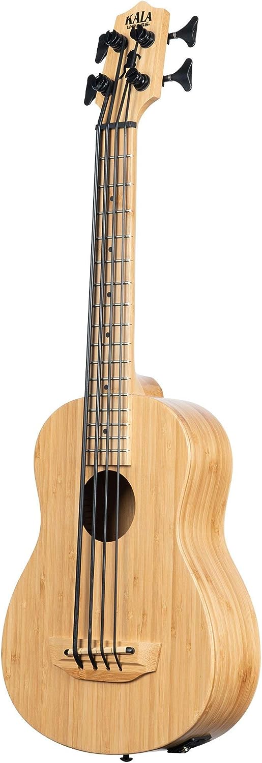 Kala U-Bass Bamboo Acoustic-Electric Bass Ukulele (Natural)