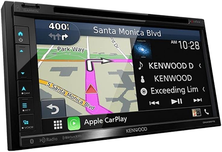 Kenwood Excelon DNX697S 6.8" Clear Resistive Touch Panel Navigation DVD Receiver