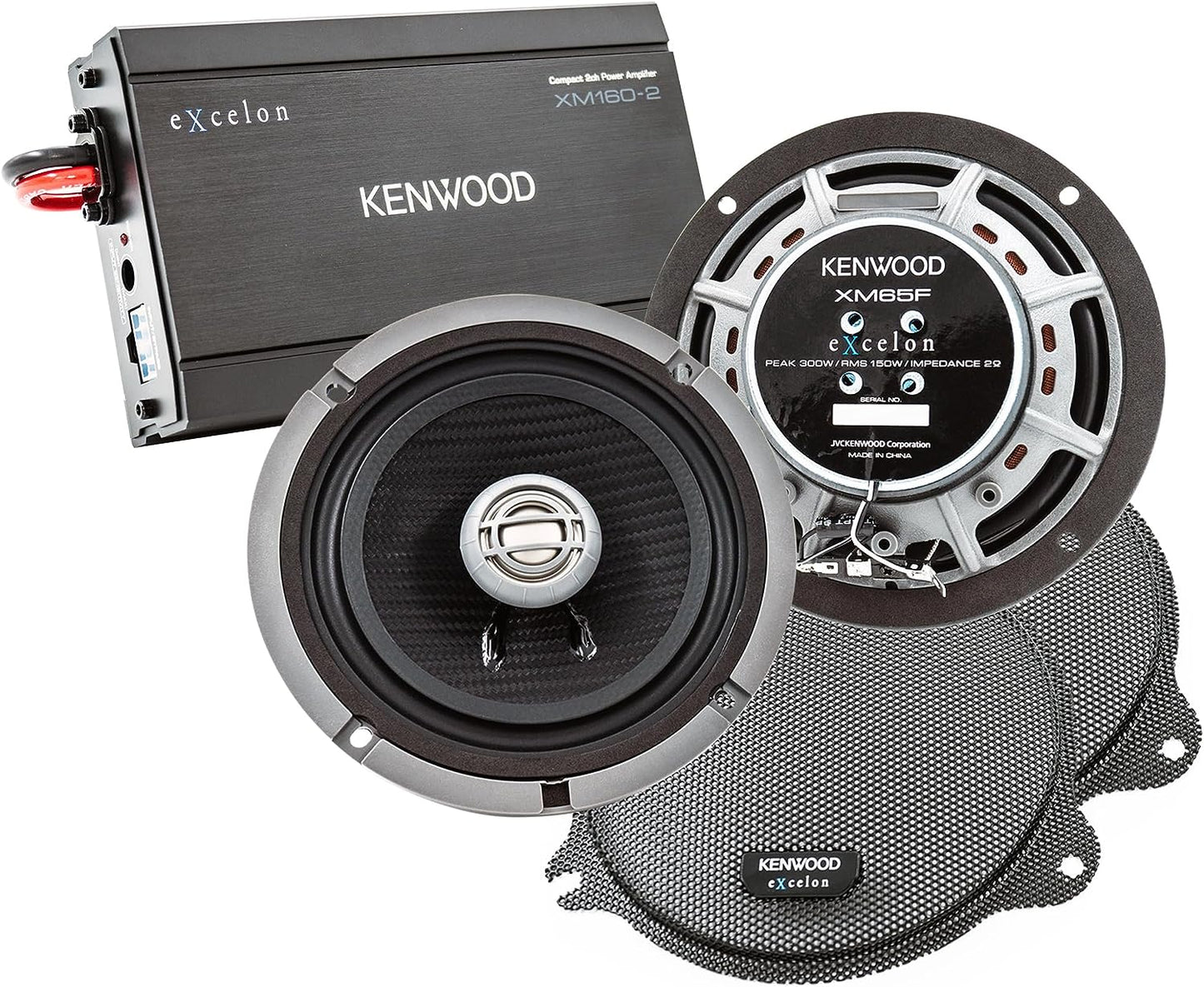 Kenwood Excelon P-HD1F Front Audio Kit for Select 2014-Up Harley-Davidson Motorcycles