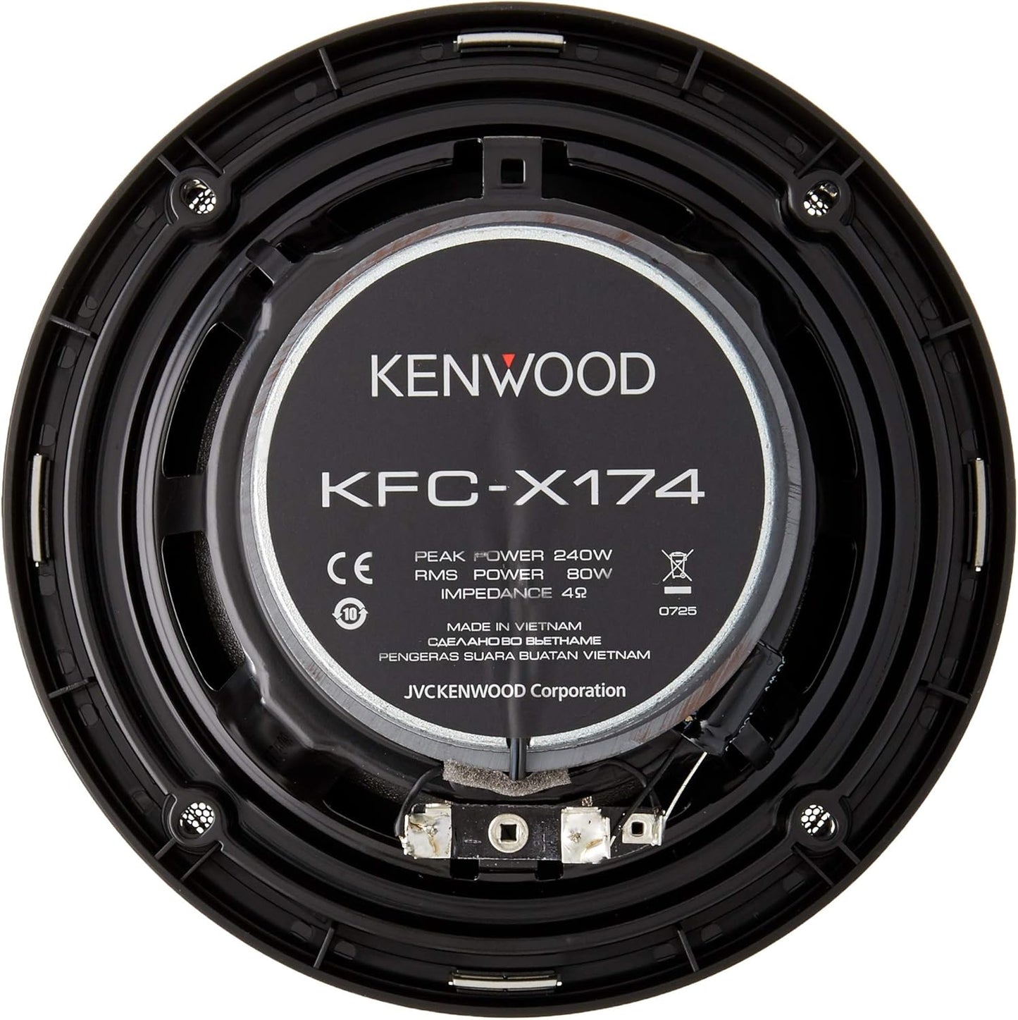 Kenwood KFC-X174 6-1/2" eXcelon 2-Way Coaxial Speakers (Open Box)