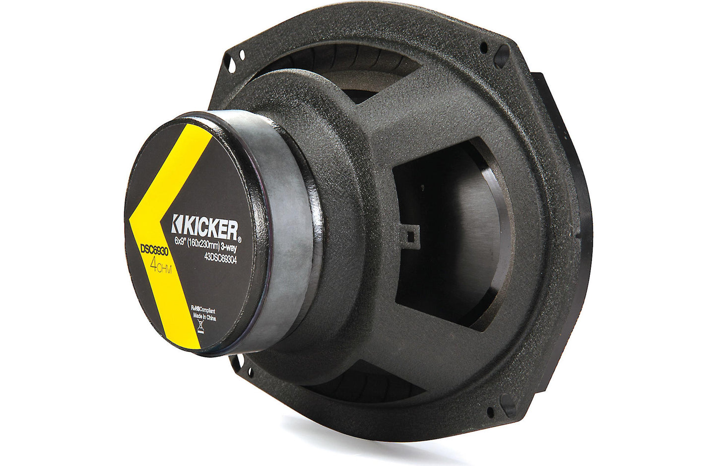 Kicker 43DSC69304 DS Series 6x9" 3-Way Car Speakers (Pair)