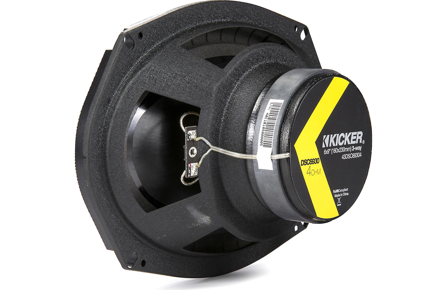 Kicker 43DSC69304 DS Series 6x9" 3-Way Car Speakers (Pair)