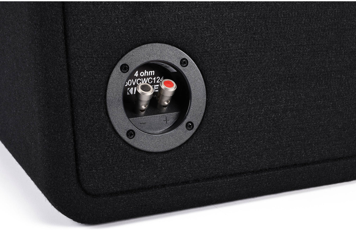 Kicker CompC 50VCWC124 4-Ohm Ported Enclosure with One 12" CompC Subwoofer