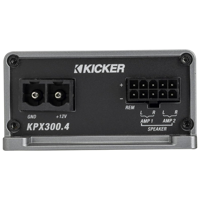 Kicker 51KPX300.4 Compact All-Weather 4-Channel Amplifier — 45 Watts RMS x 4