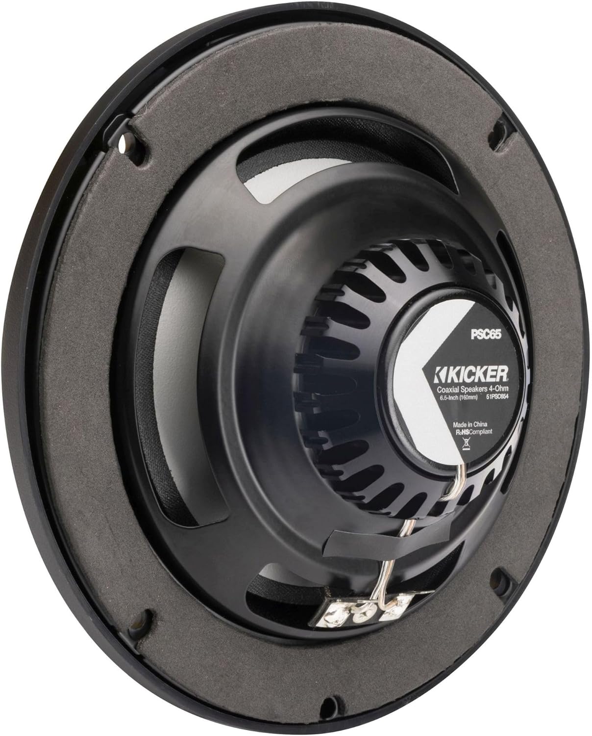 Kicker 51PSC654 6-1/2" 2-Way speakers (4-ohm) for Use in Motorcycles, Boats, and Off-Road Vehicles