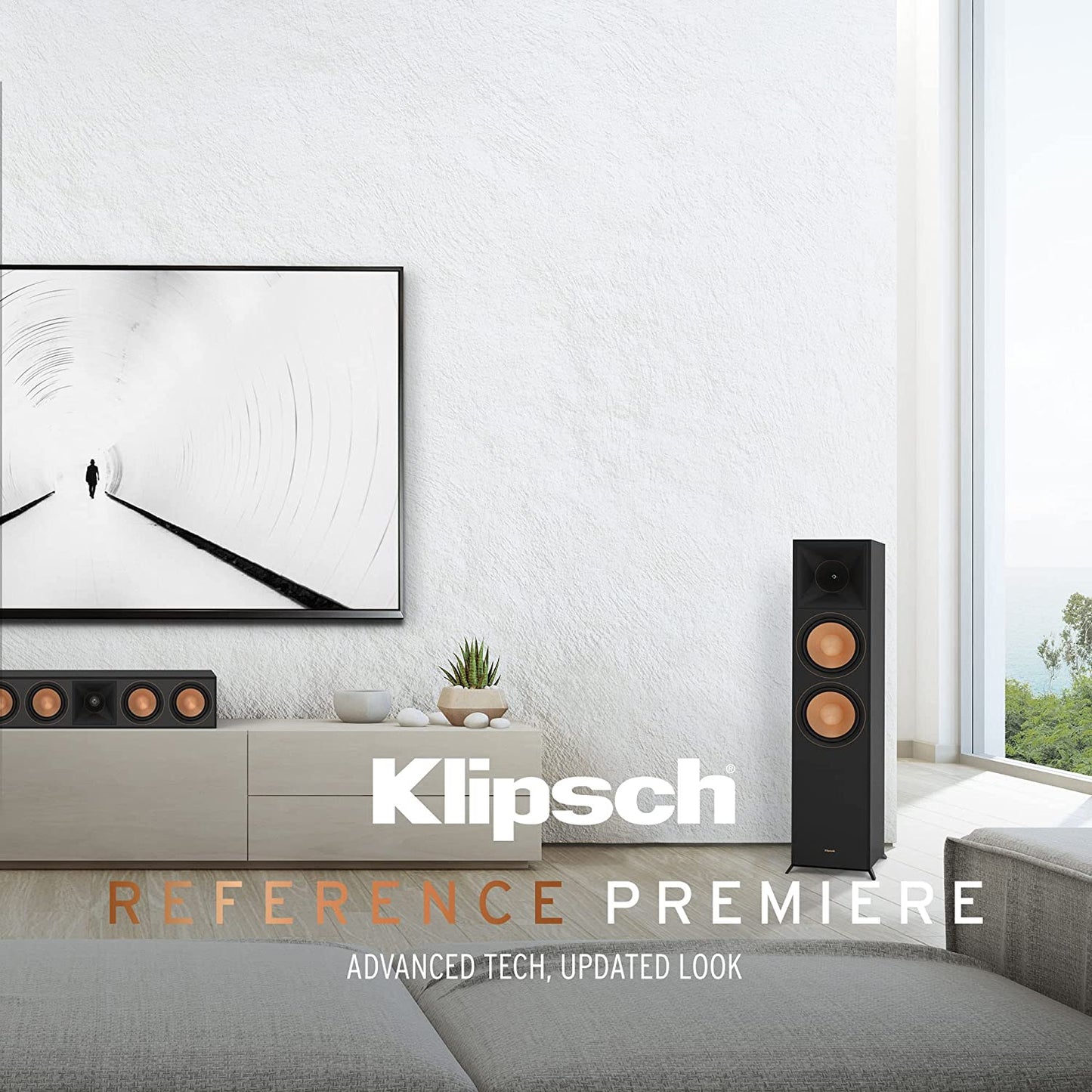 Klipsch Reference Premiere RP-8060FA II Home Theater Floor Standing Speaker (Certified Refurbished)