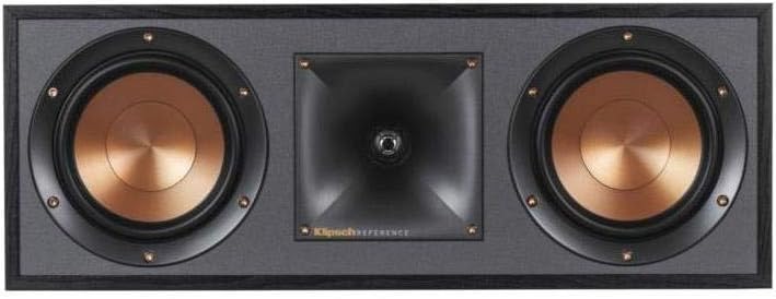 Klipsch R-52C Powerful Detailed Center Channel Home Speaker (Black)