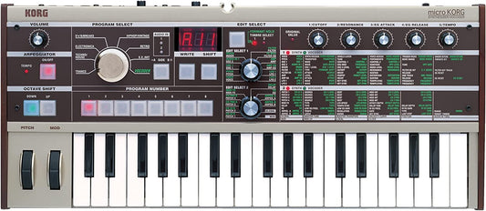 Korg MicroKorg 37-Key Analog Modeling Synthesizer with Vocoder