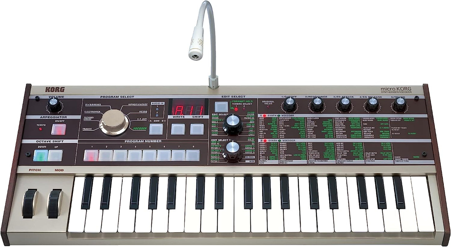 Korg MicroKorg 37-Key Analog Modeling Synthesizer with Vocoder