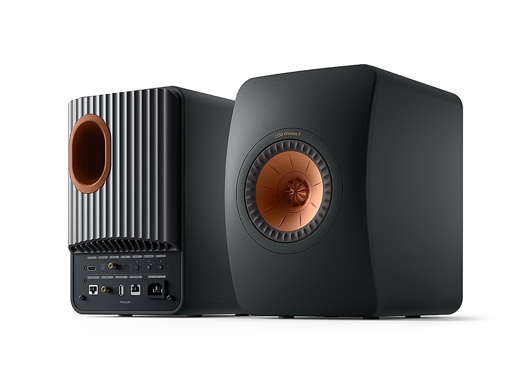 KEF LS50 Wireless II Powered Stereo Speakers With Wi-Fi, Bluetooth, and Apple AirPlay (Pair)