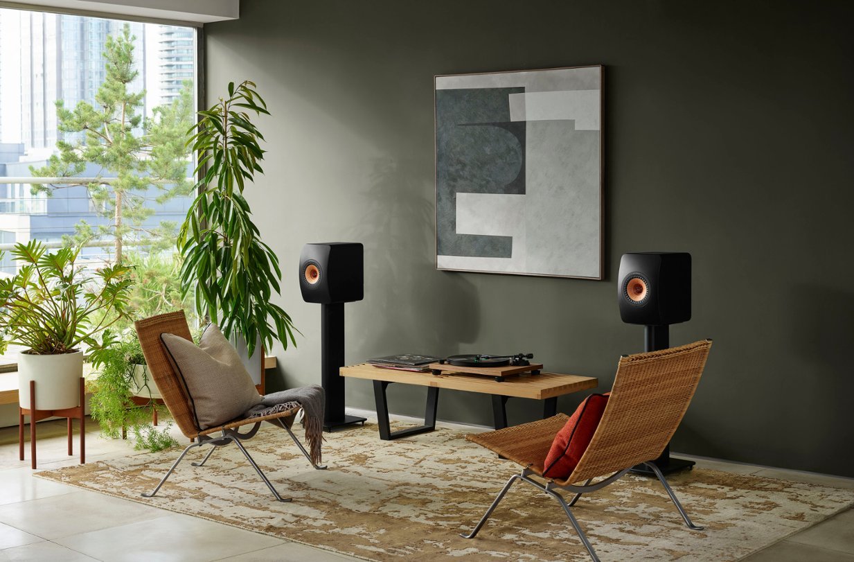 KEF LS50 Wireless II Powered Stereo Speakers With Wi-Fi, Bluetooth, and Apple AirPlay (Pair)