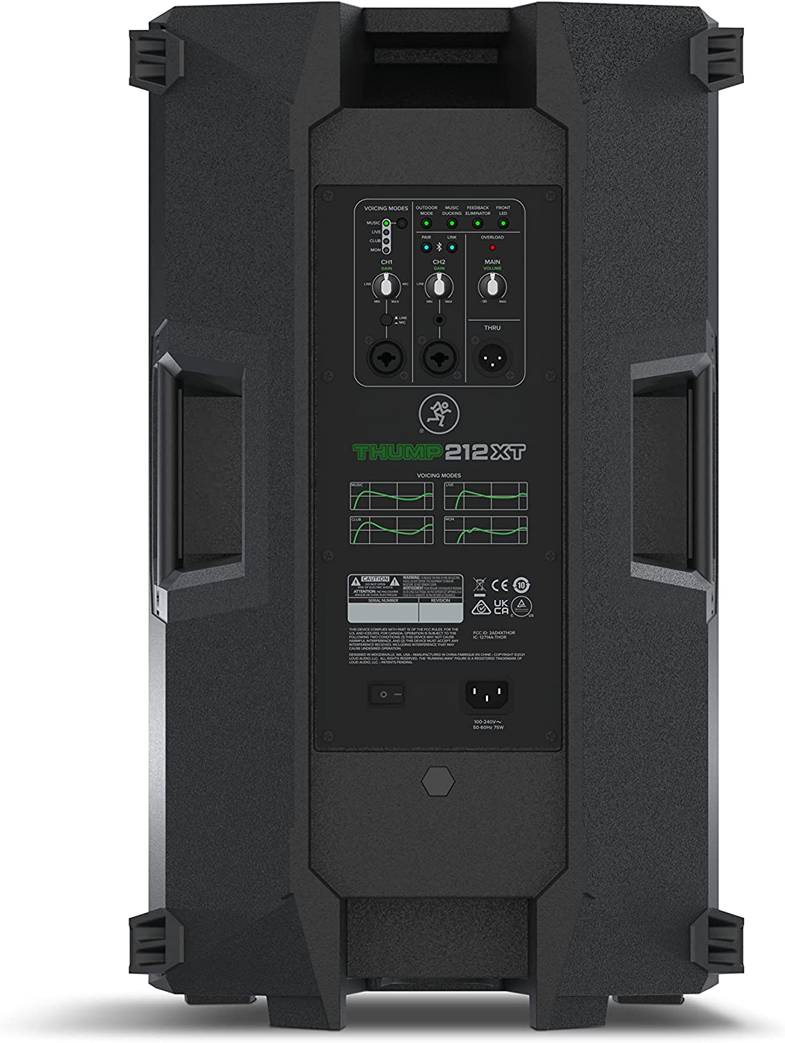 Mackie Thump212XT 1400W 12" Powered PA Loudspeaker System with DSP and Bluetooth