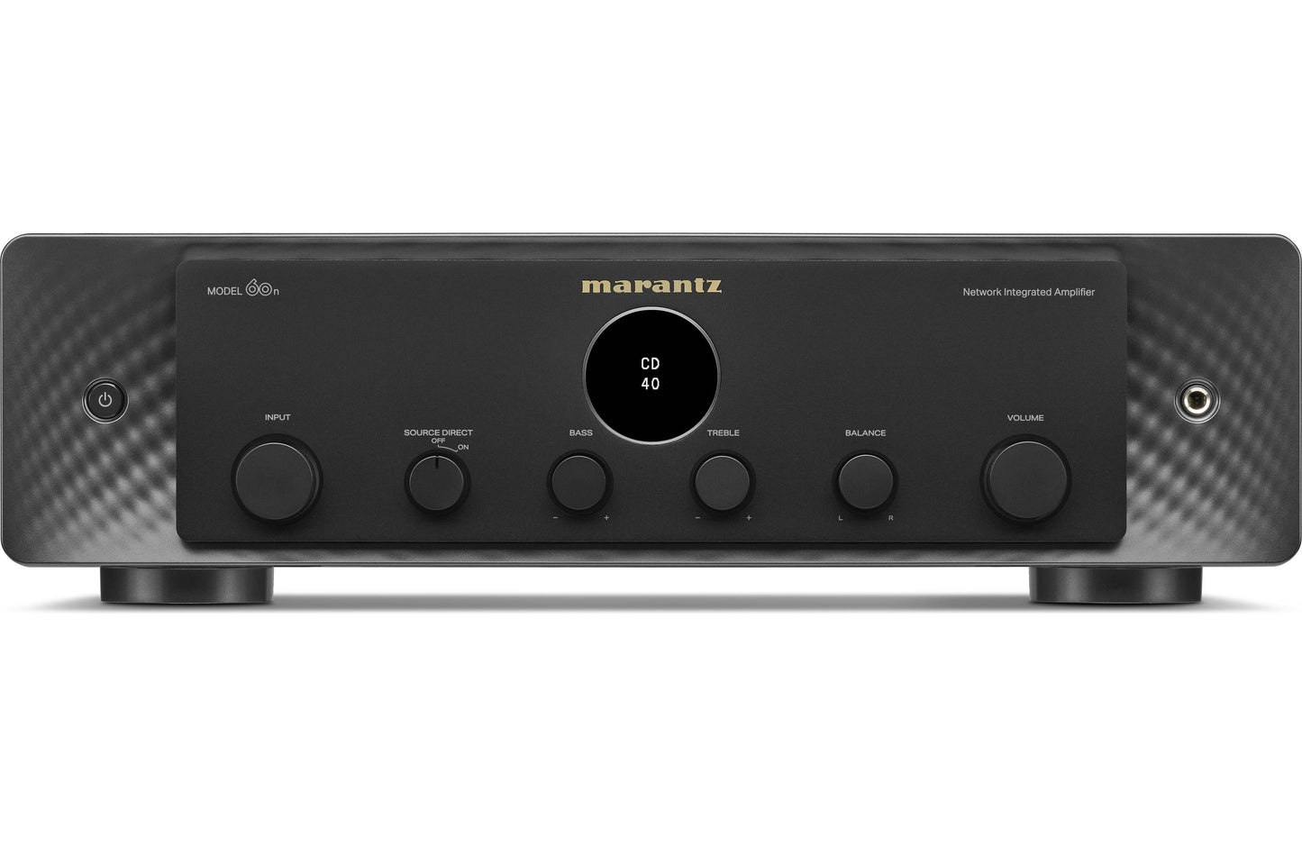 Marantz Model 60N Network Integrated Amplifier with HEOS Built-In, Apple AirPlay 2, HDMI Input, and Phono Stage