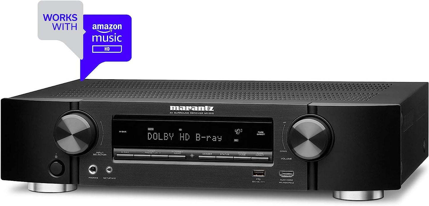 Marantz NR1510 5.2-Channel Slimline Home Theater Receiver