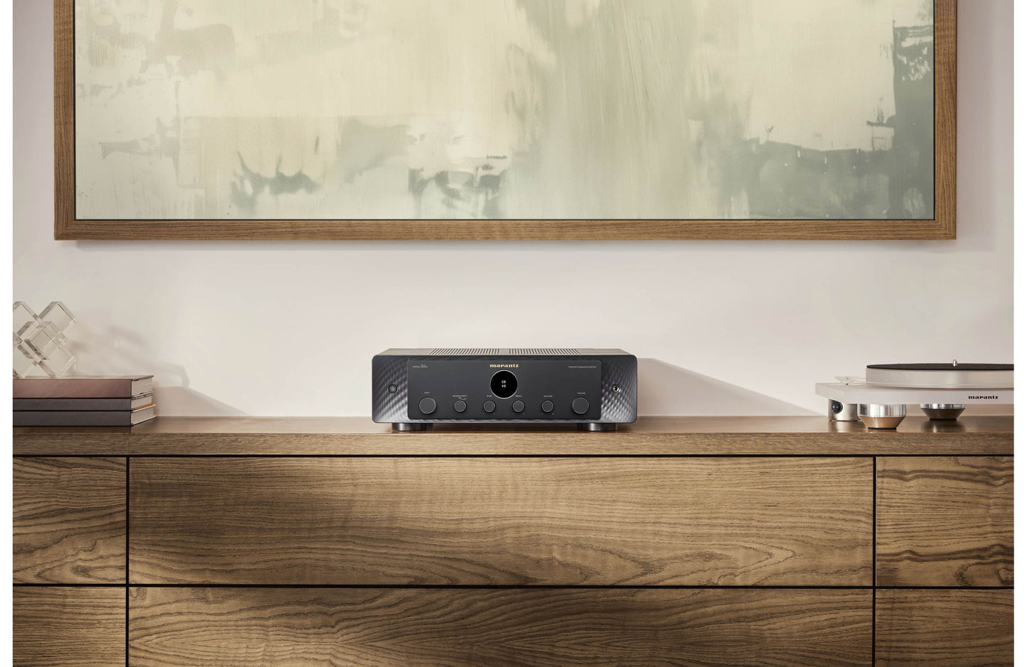 Marantz Model 60N Network Integrated Amplifier with HEOS Built-In, Apple AirPlay 2, HDMI Input, and Phono Stage