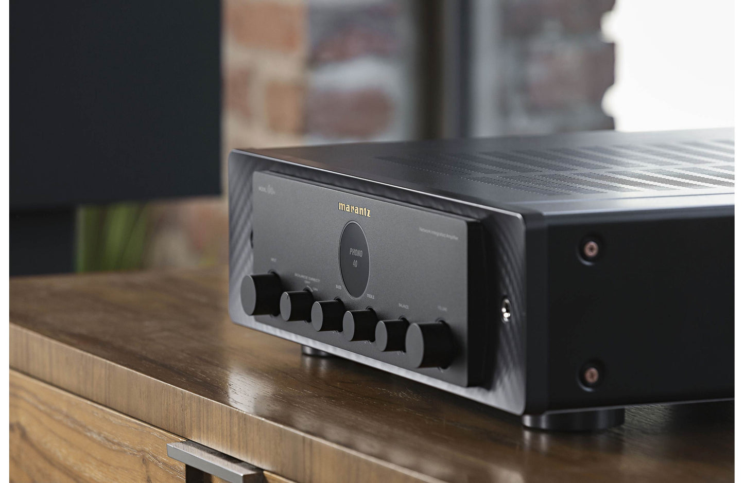 Marantz Model 60N Network Integrated Amplifier with HEOS Built-In, Apple AirPlay 2, HDMI Input, and Phono Stage